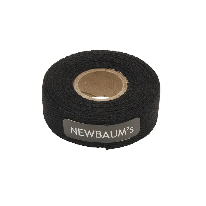 Newbaums Cloth Handlebar Tape (2 Rolls) — Black