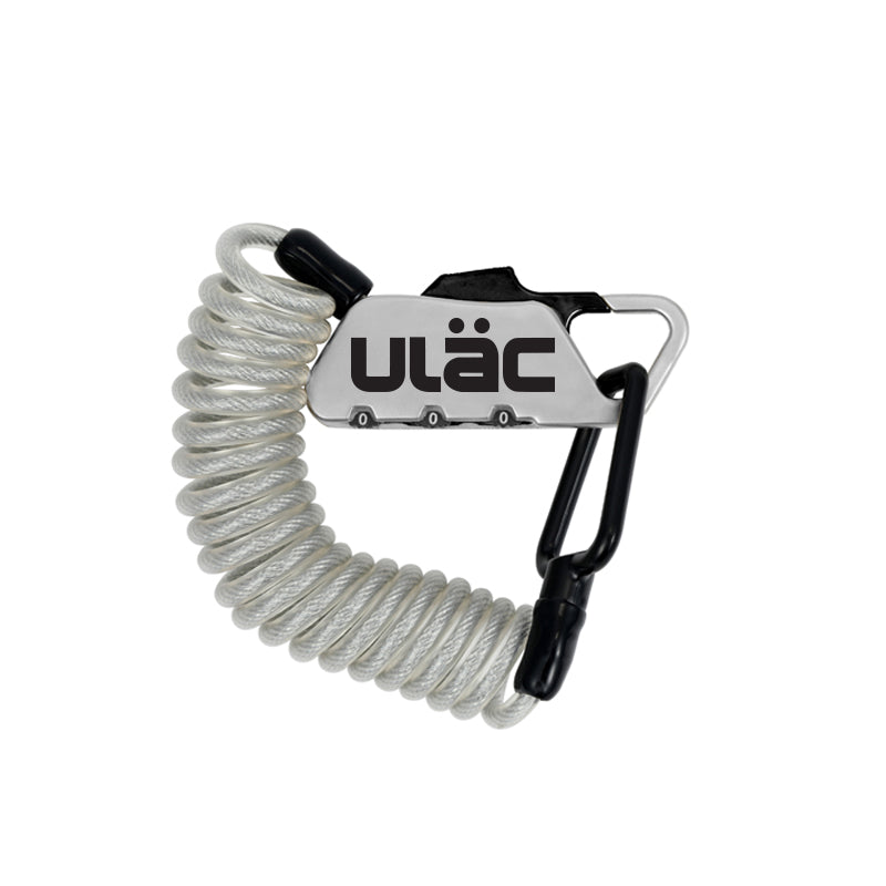 Ulac Picca Dilly Carabiner Combo Lock — Silver