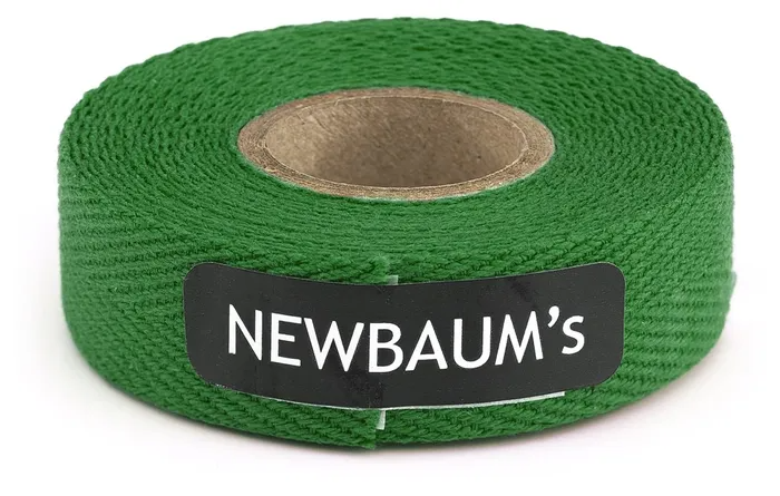 Newbaums Cloth Handlebar Tape (2 Rolls) — Grass Green